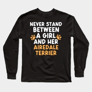 Airedale Terrier Girl Long Sleeve T-Shirt